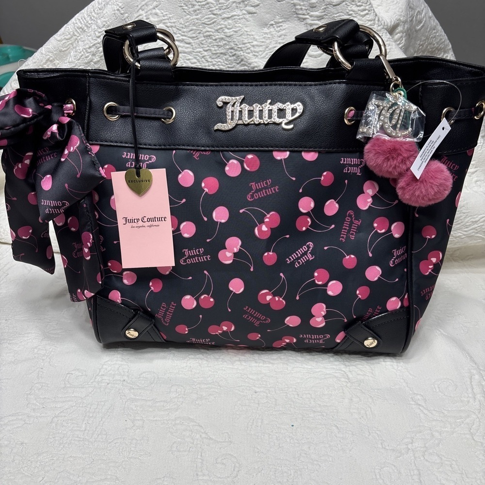 Juicy Couture Sweet Cherry Tote Daydreamer NWT Exclusive  Style: 11CD7XMX-CBM